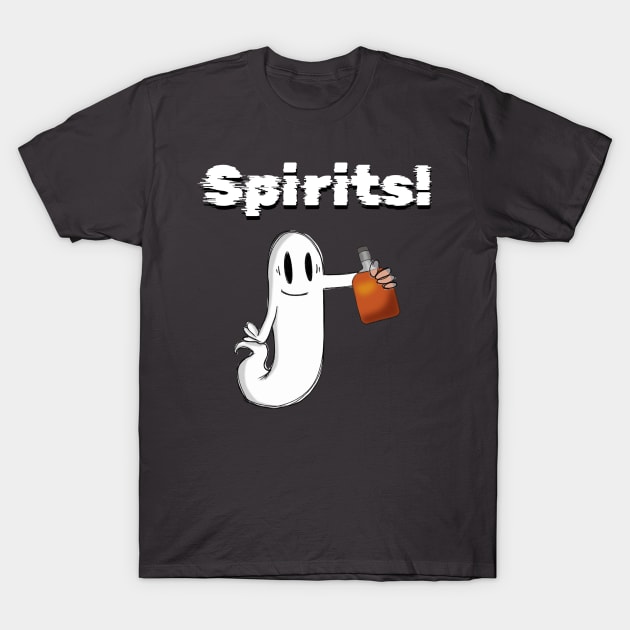 Spirits and Ghosts T-Shirt by BKArtwork